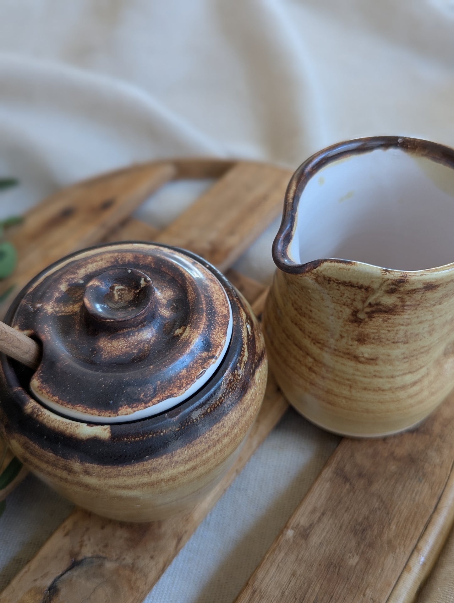 Cream and Sugar Set - Lightly Toasted