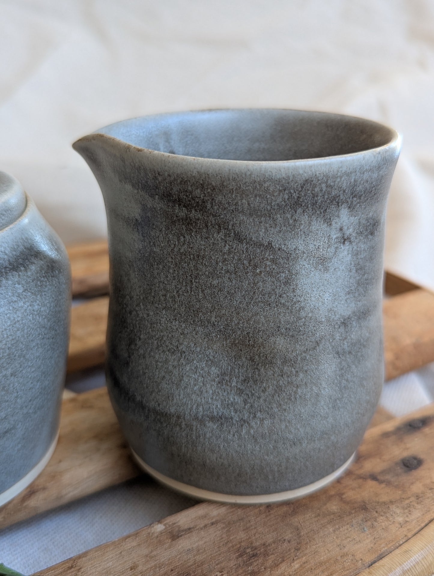 Cream and Sugar Set - Cobblestone