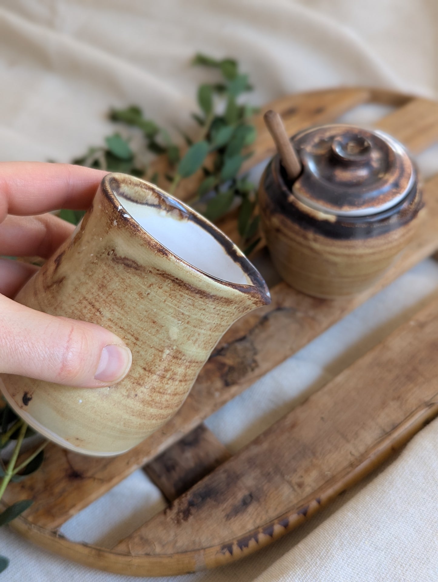 Cream and Sugar Set - Lightly Toasted