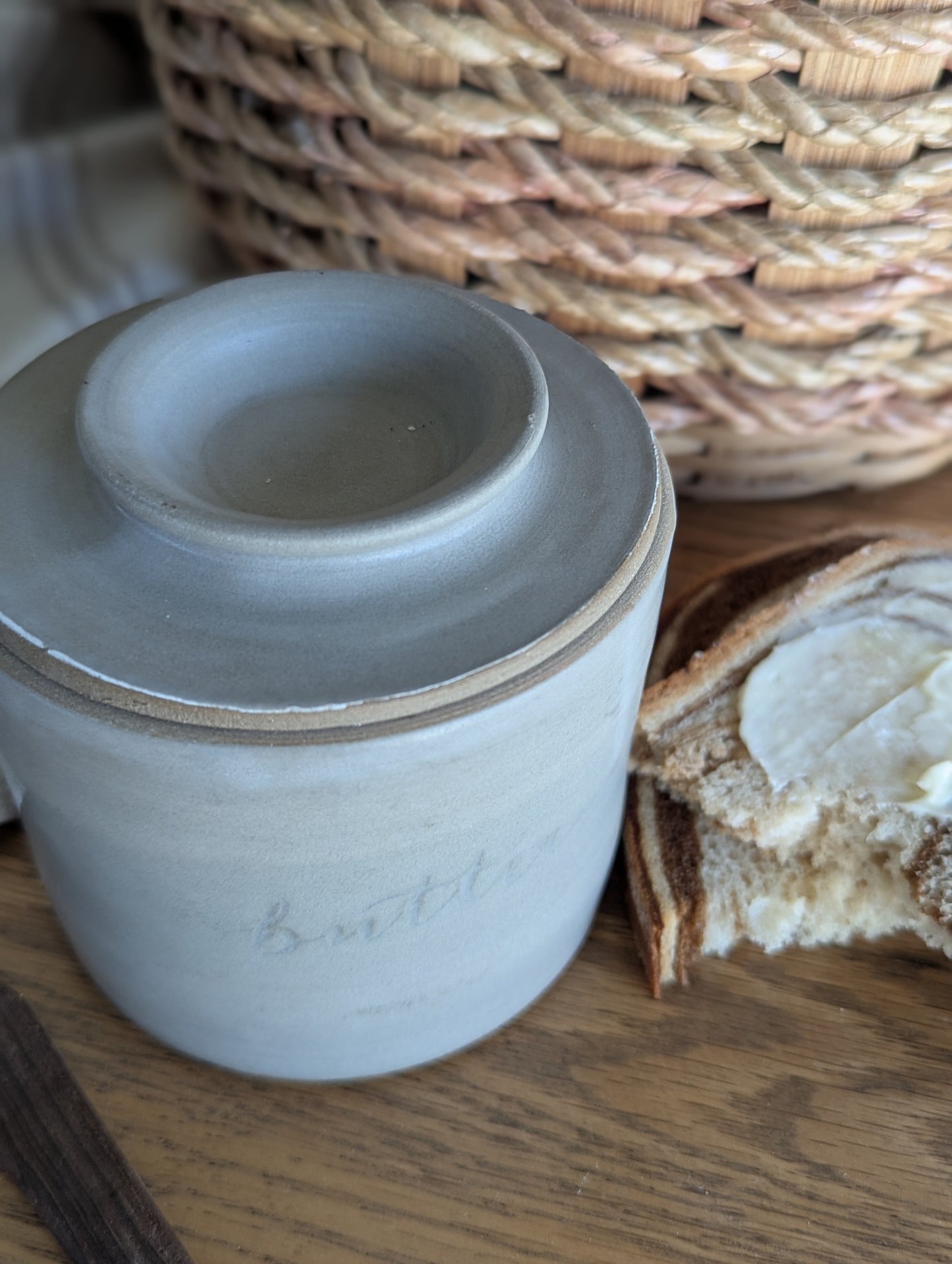 Medium Butter Bell - Natural Grey