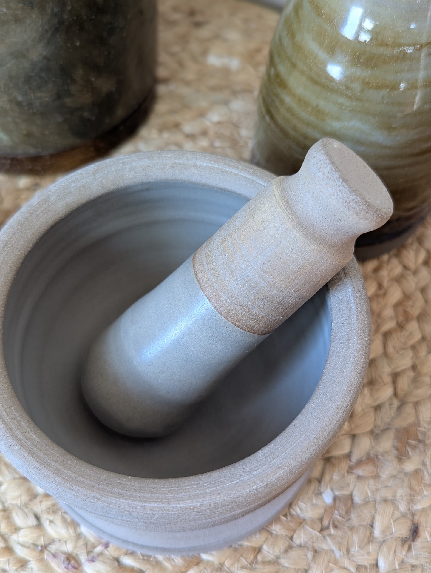 Mortar and Pestles - Natural Grey