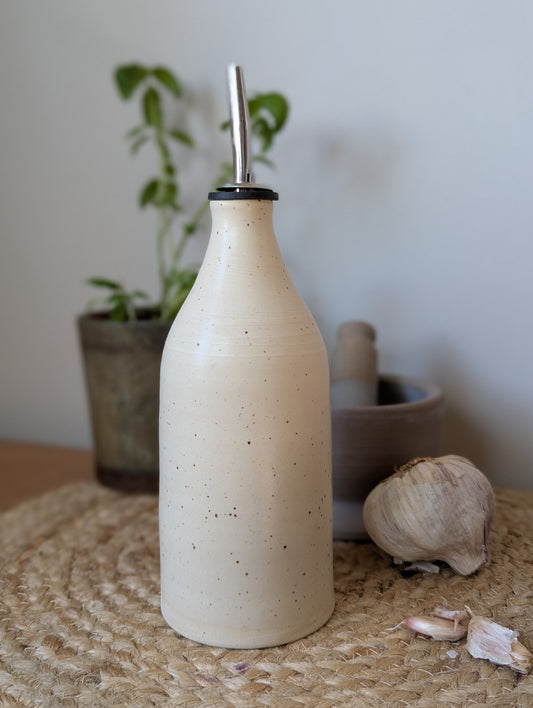 Oil Dispenser - Speckled Beige