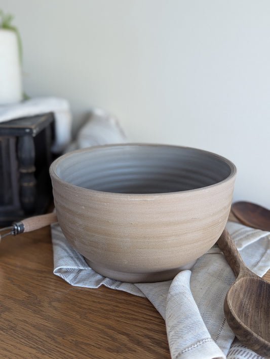 Medium Serving Bowls - Natural Grey