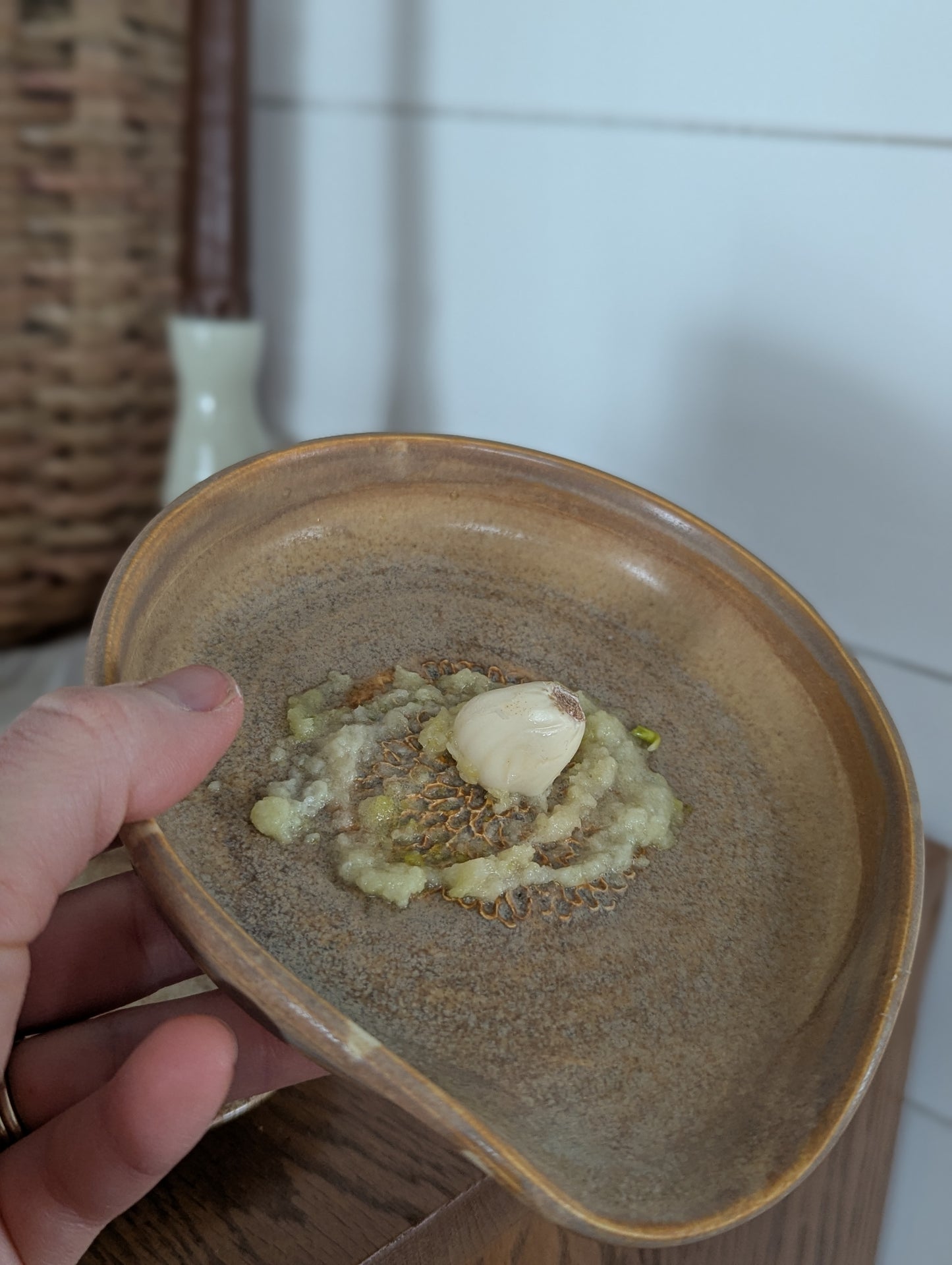 Garlic Scraper Plate