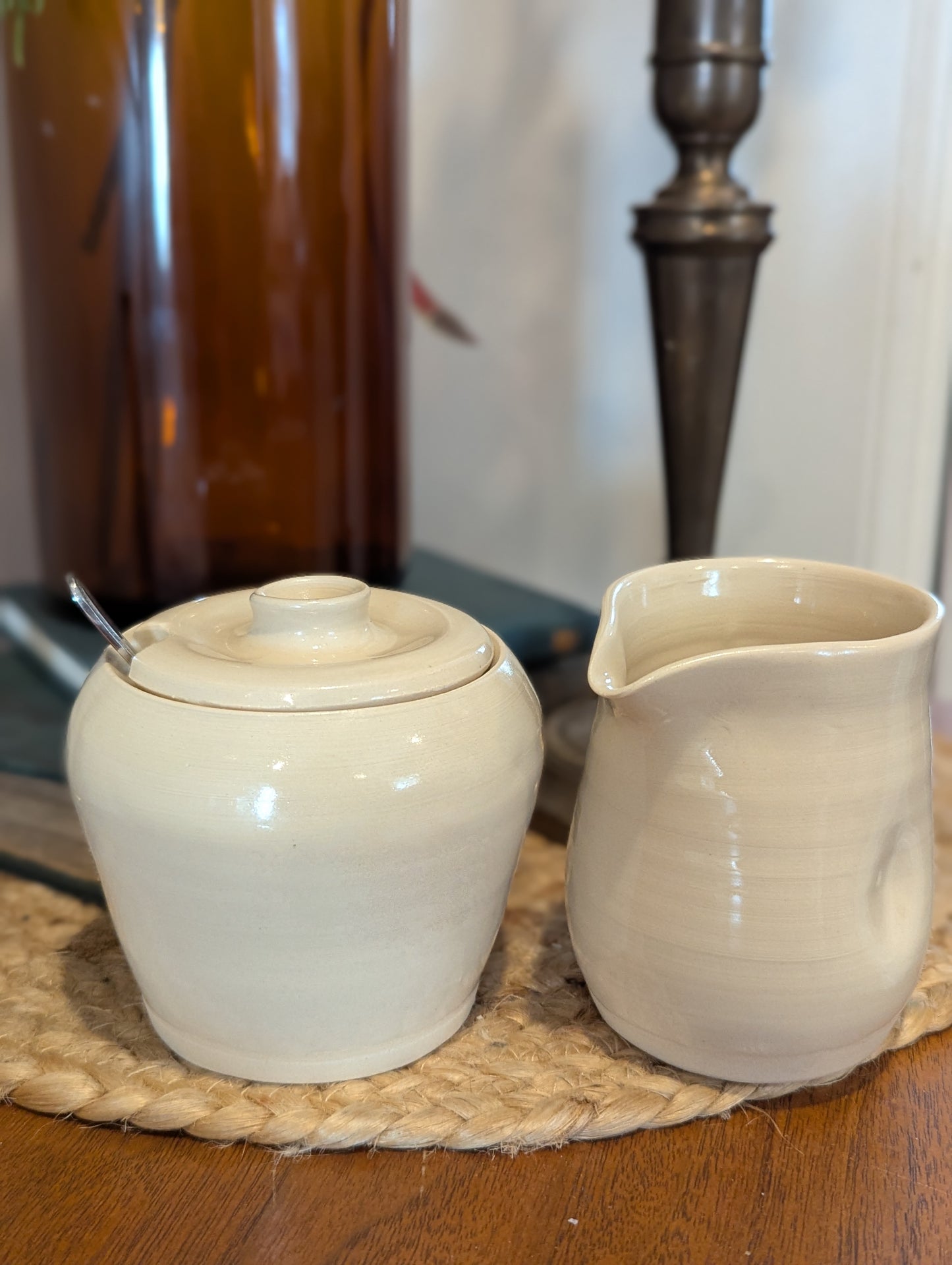 Cream and Sugar Set - Translucent