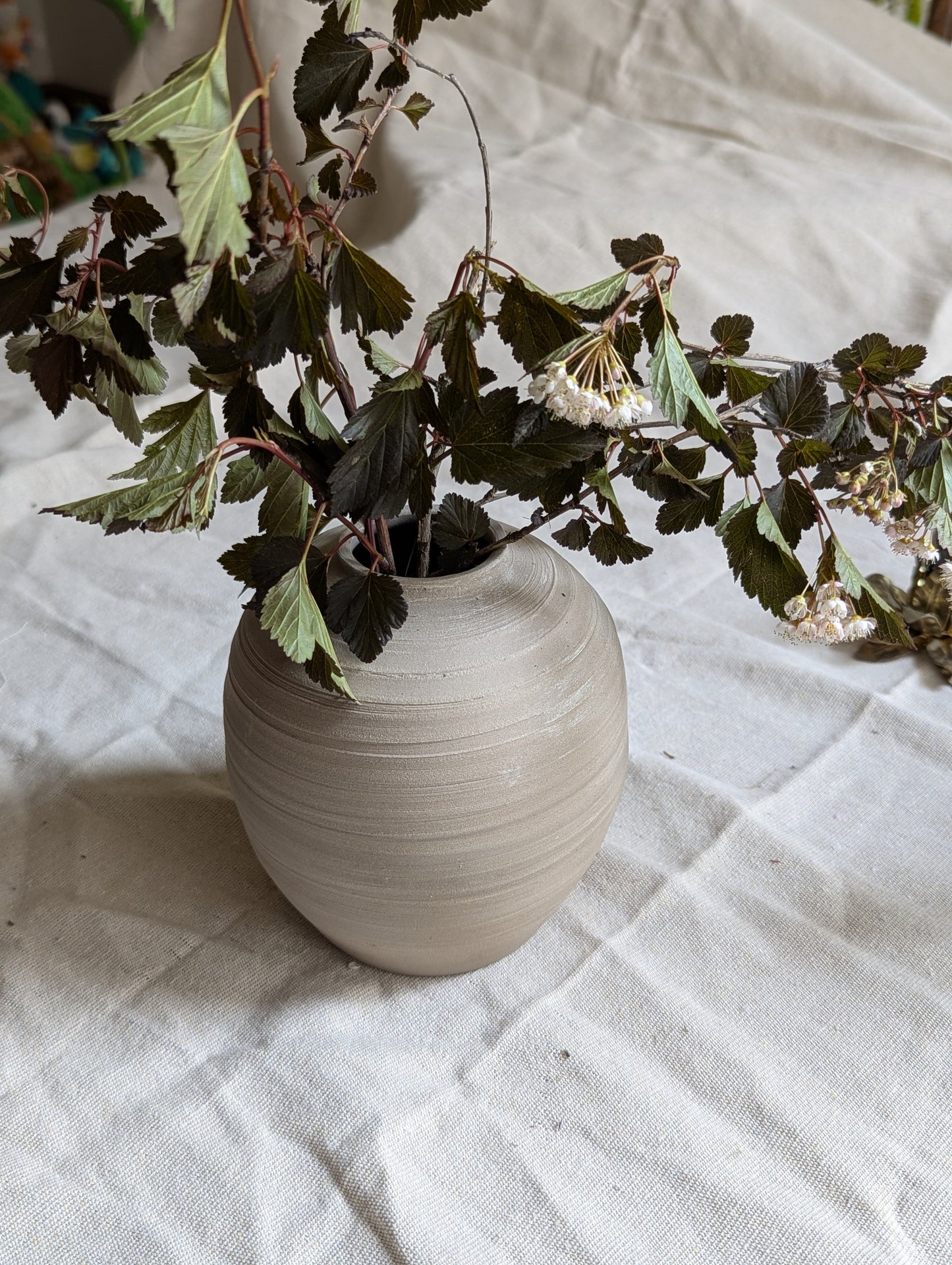 Bare Clay Grey Bud Vases