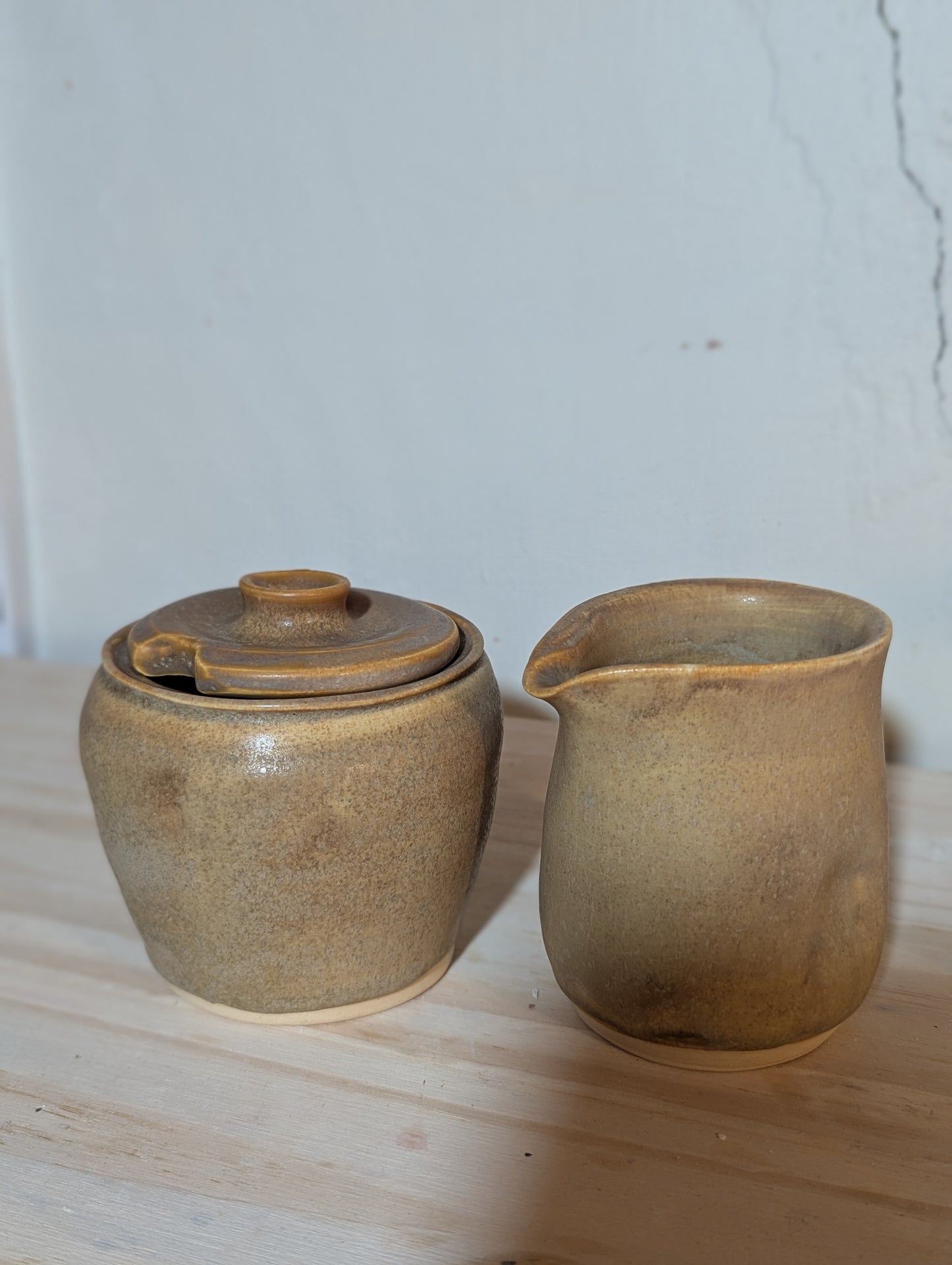 Cream and Sugar Set - Toshi Brown