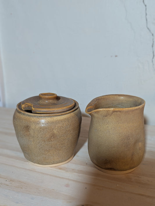 Cream and Sugar Set - Toshi Brown