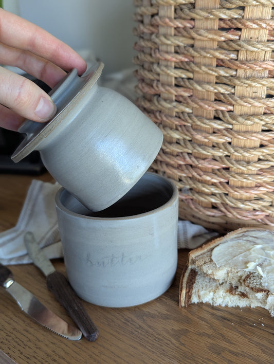 Medium Butter Bell - Natural Grey