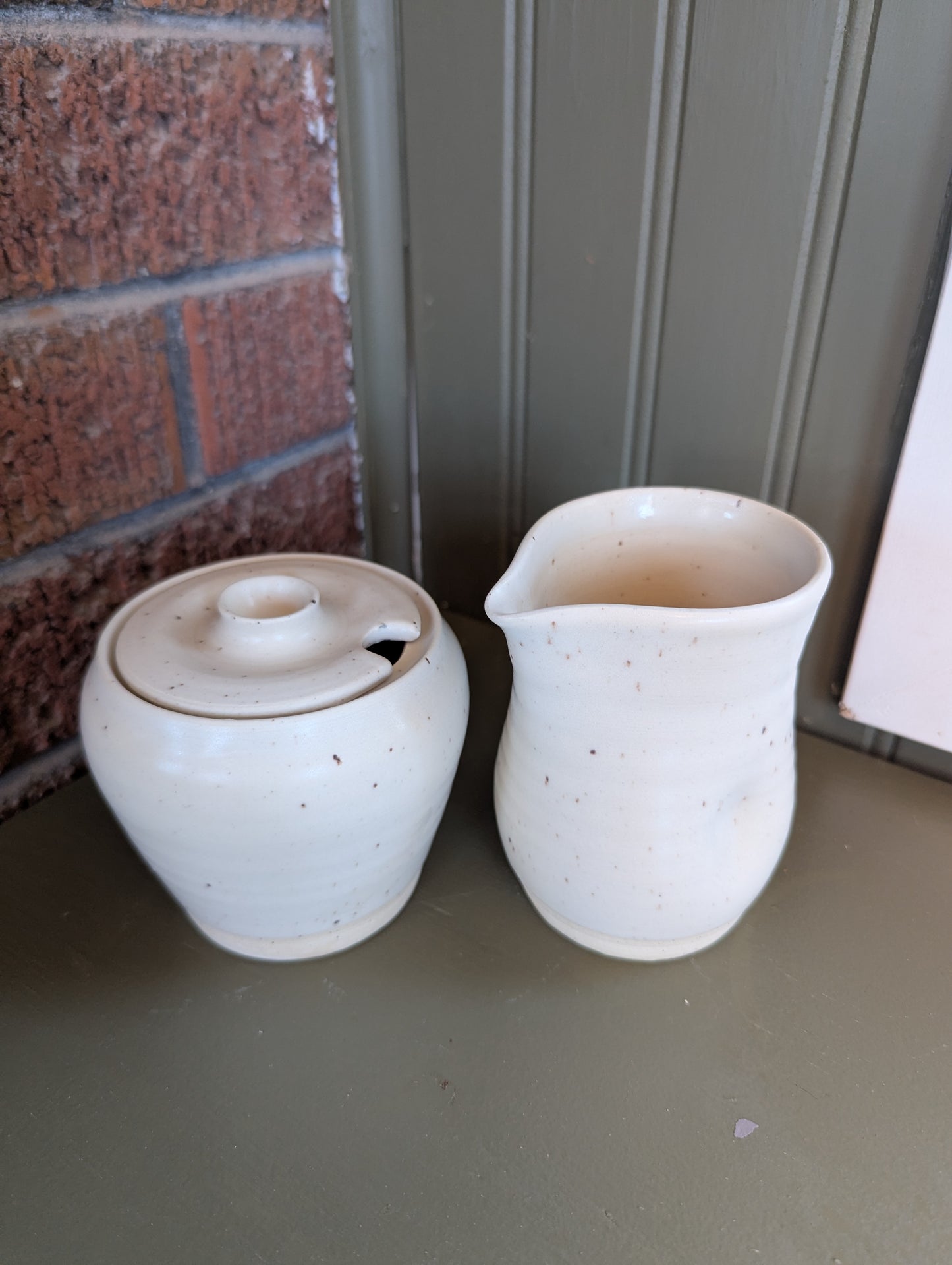 Cream and Sugar Set - Translucent