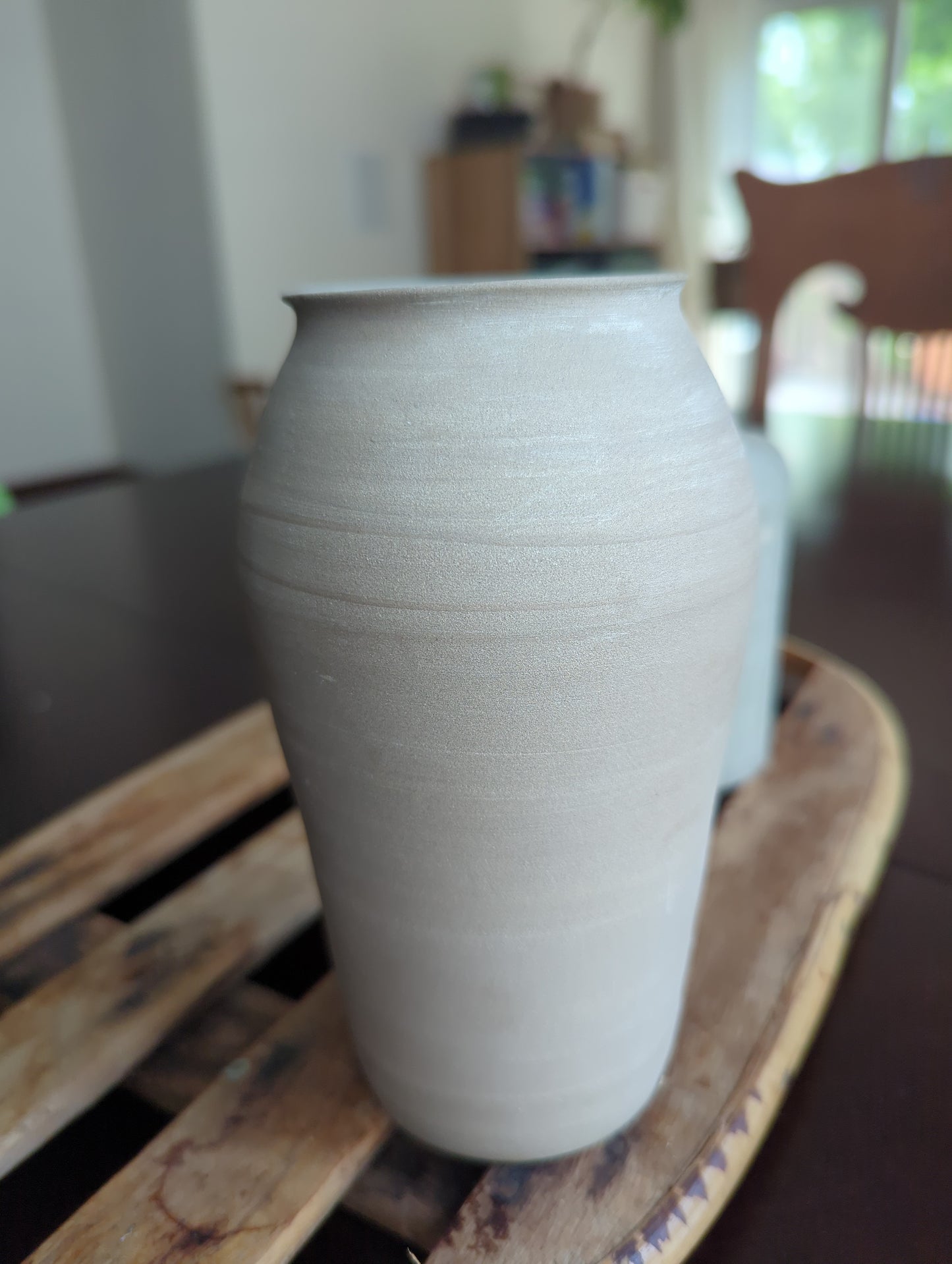 Bare Clay Grey Bud Vases